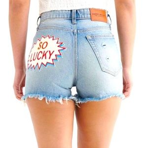 Lucky Brand High Rise Jean Shorts